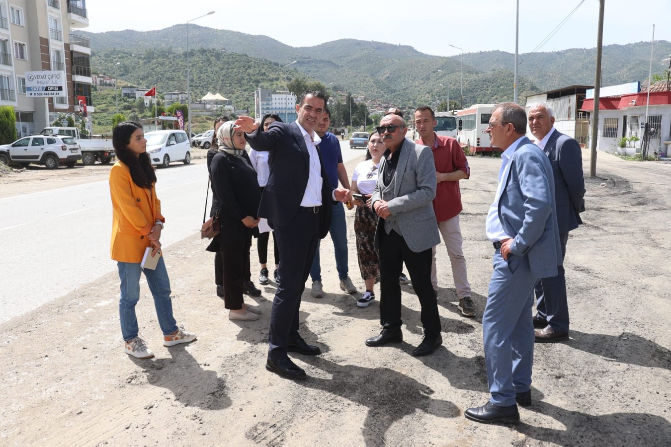 Baskan Arici Proje Alanlarinda Inceleme Yapti