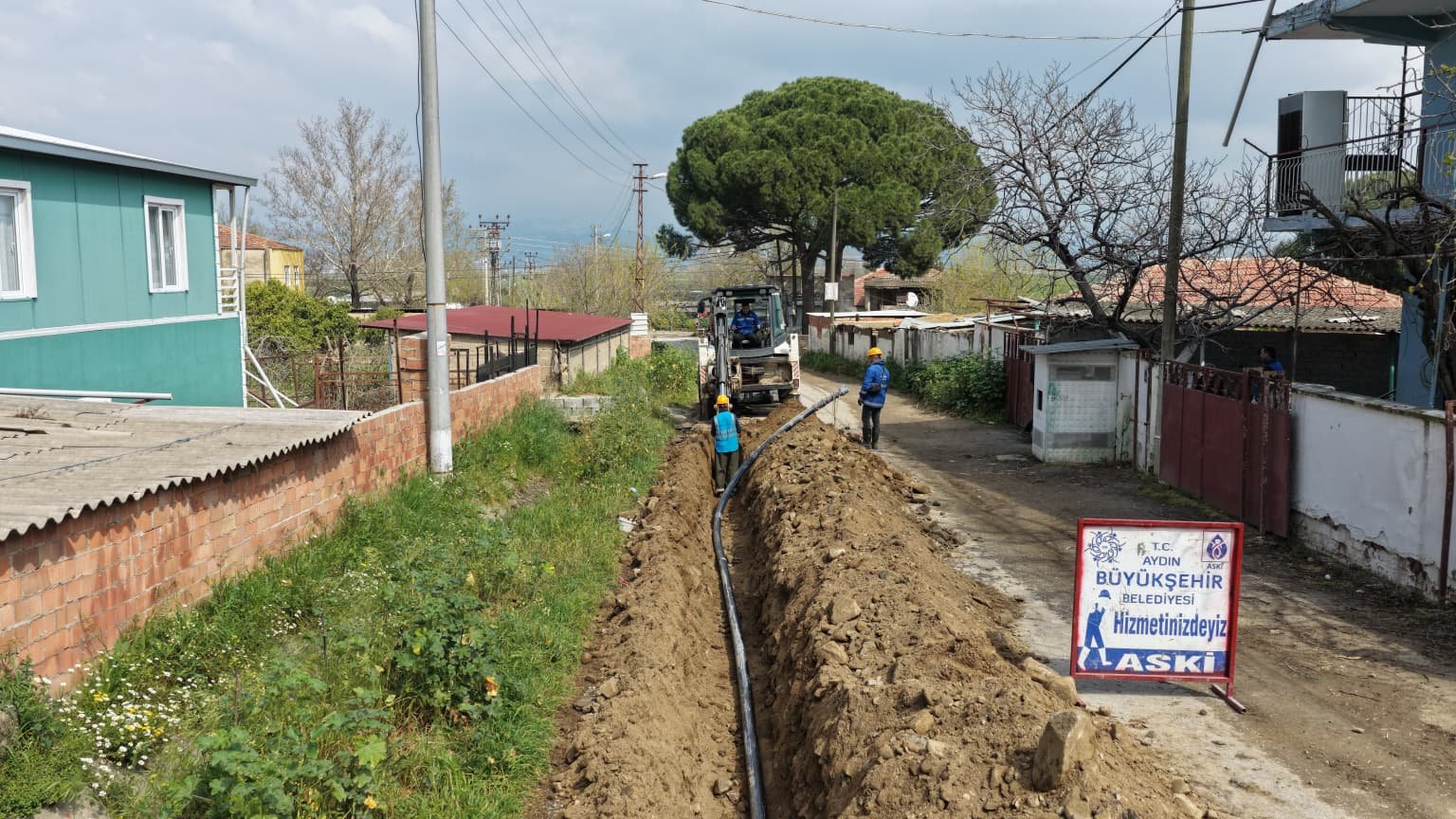 Büyükşehir, tüm ilçelerde altyapı yatırımlarını sürdürüyor