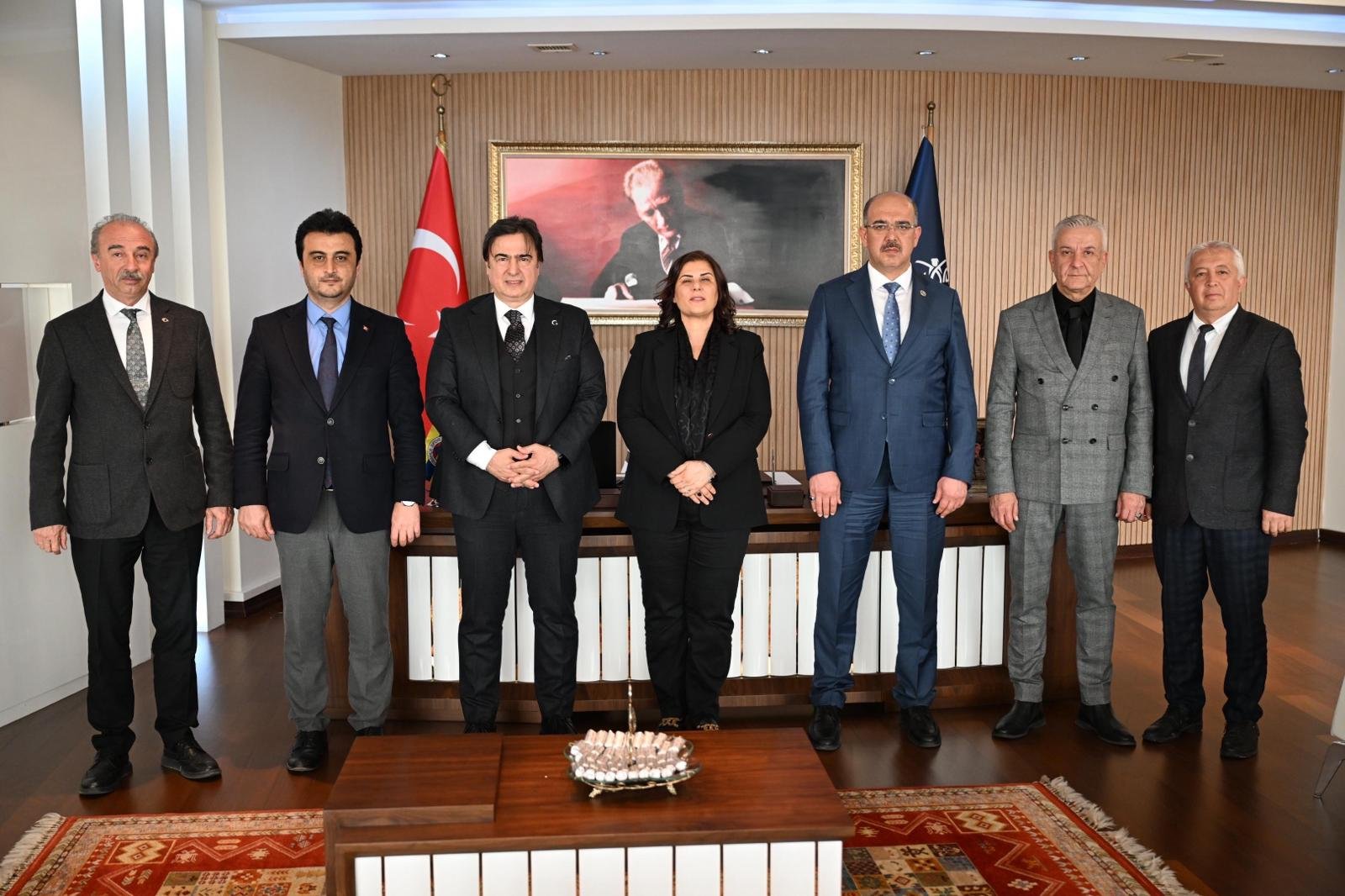 Başkan Çerçioğlu'na TCDD Genel Müdürlüğü'nden ziyaret