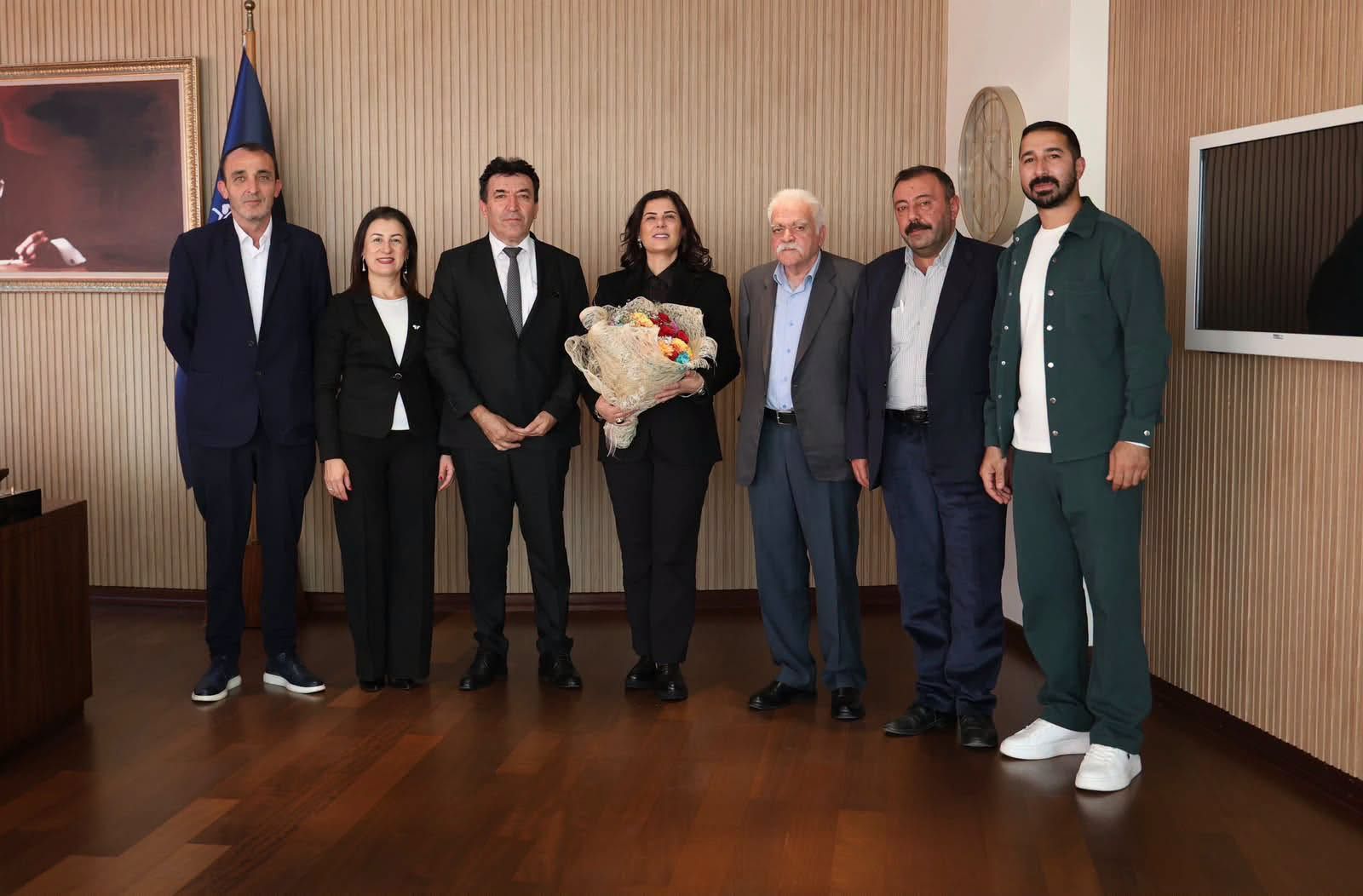 Başkan Çerçioğlu'na Nazilli Lokantacılar ve Kasaplar Odası Başkanı Arslan'dan ziyaret