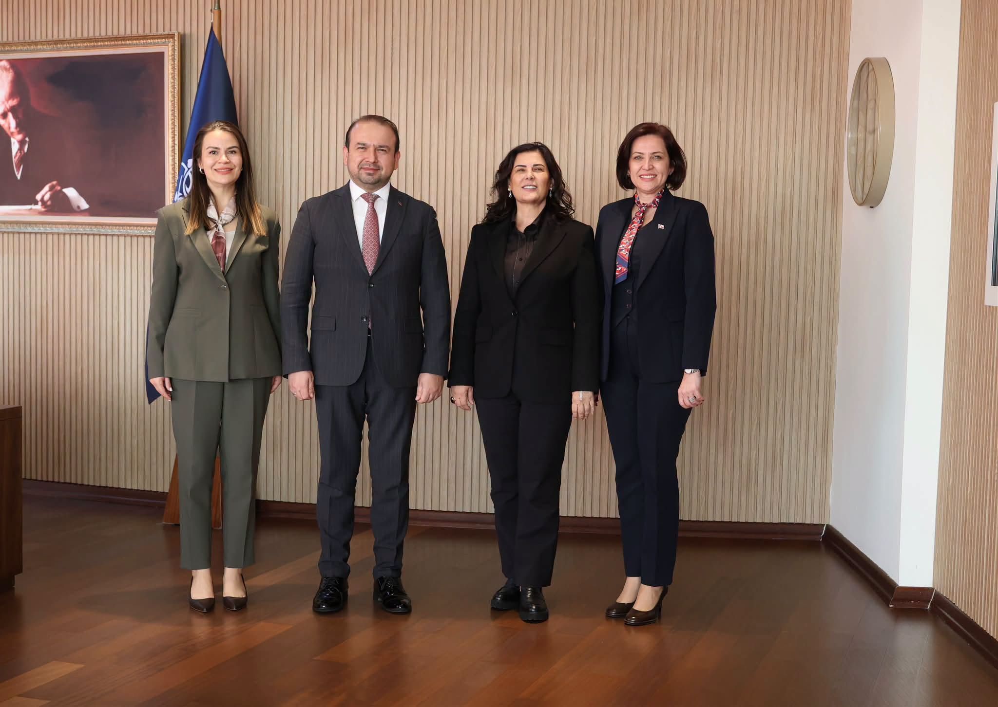 Başkan Çerçioğu'na Şenkul, Dincel ve Özbağçıvan'dan ziyaret