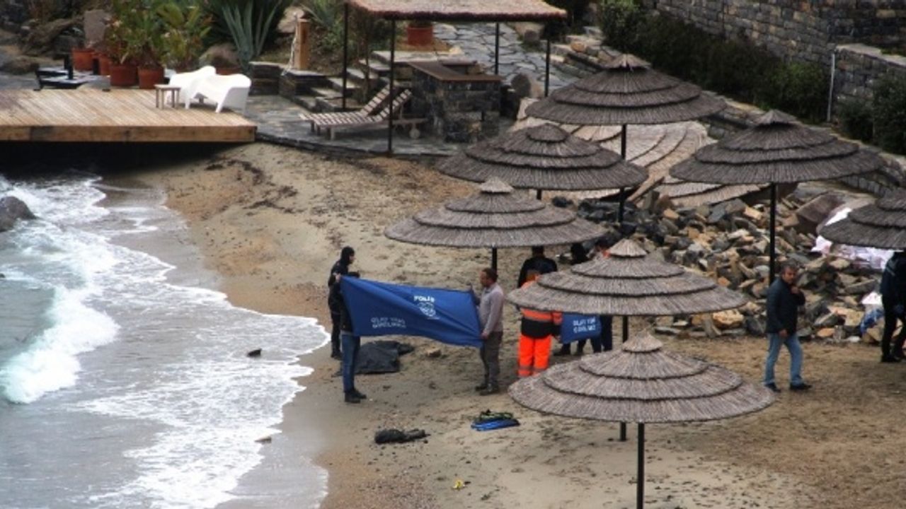 Datça’da battı, 46 kilometre sürüklendi, Bodrum’da sahile cesedi vurdu