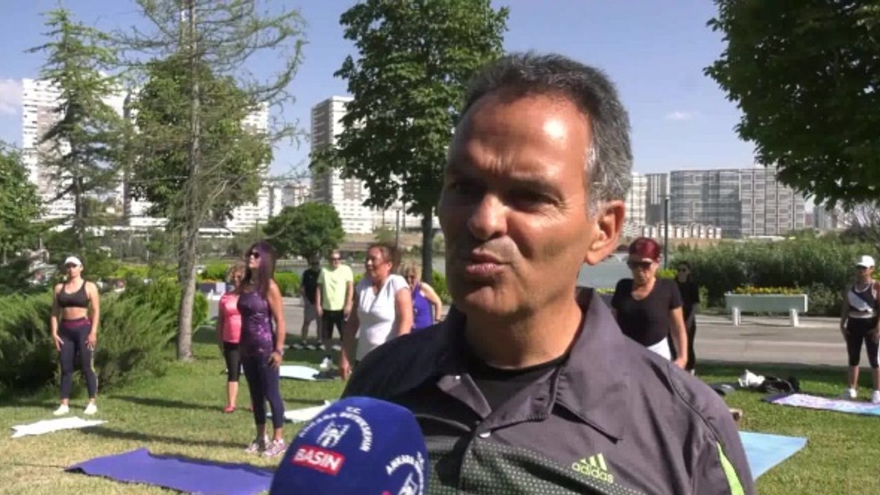 BAŞKENTLİLER, GÜNE BÜYÜKŞEHİR PARKLARINDA SABAH SPORUYLA BAŞLIYOR
