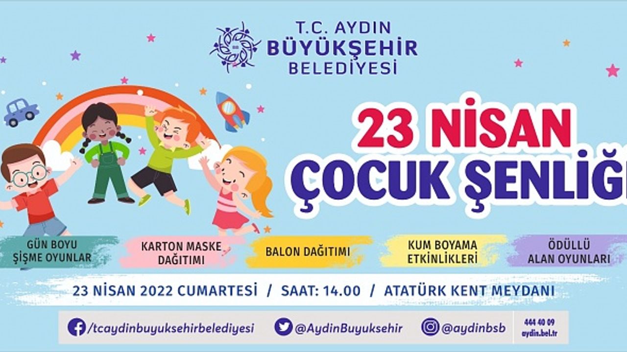 Aydın Büyükşehir 23 Nisan’ı coşkuyla kutlayacak