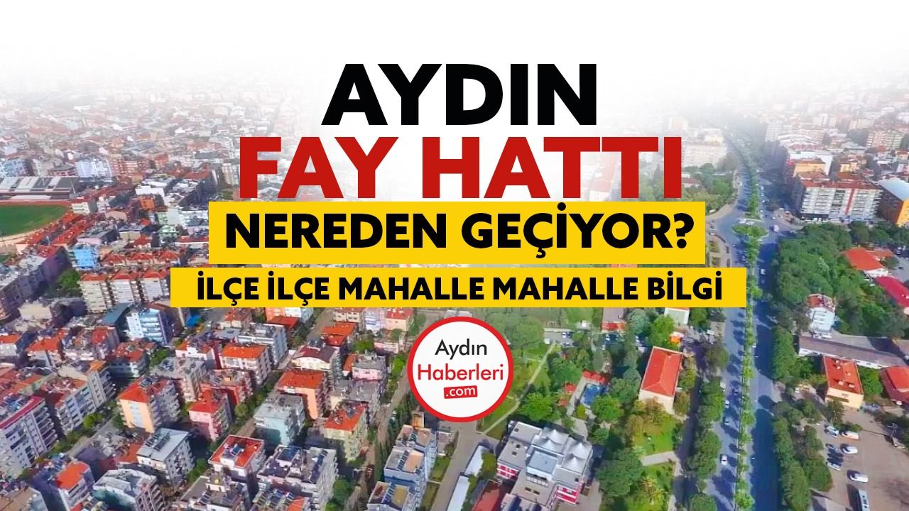 Aydın'da depremin gerçek yüzü! Hangi ilçelerden ve mahallelerden fay hattı geçiyor