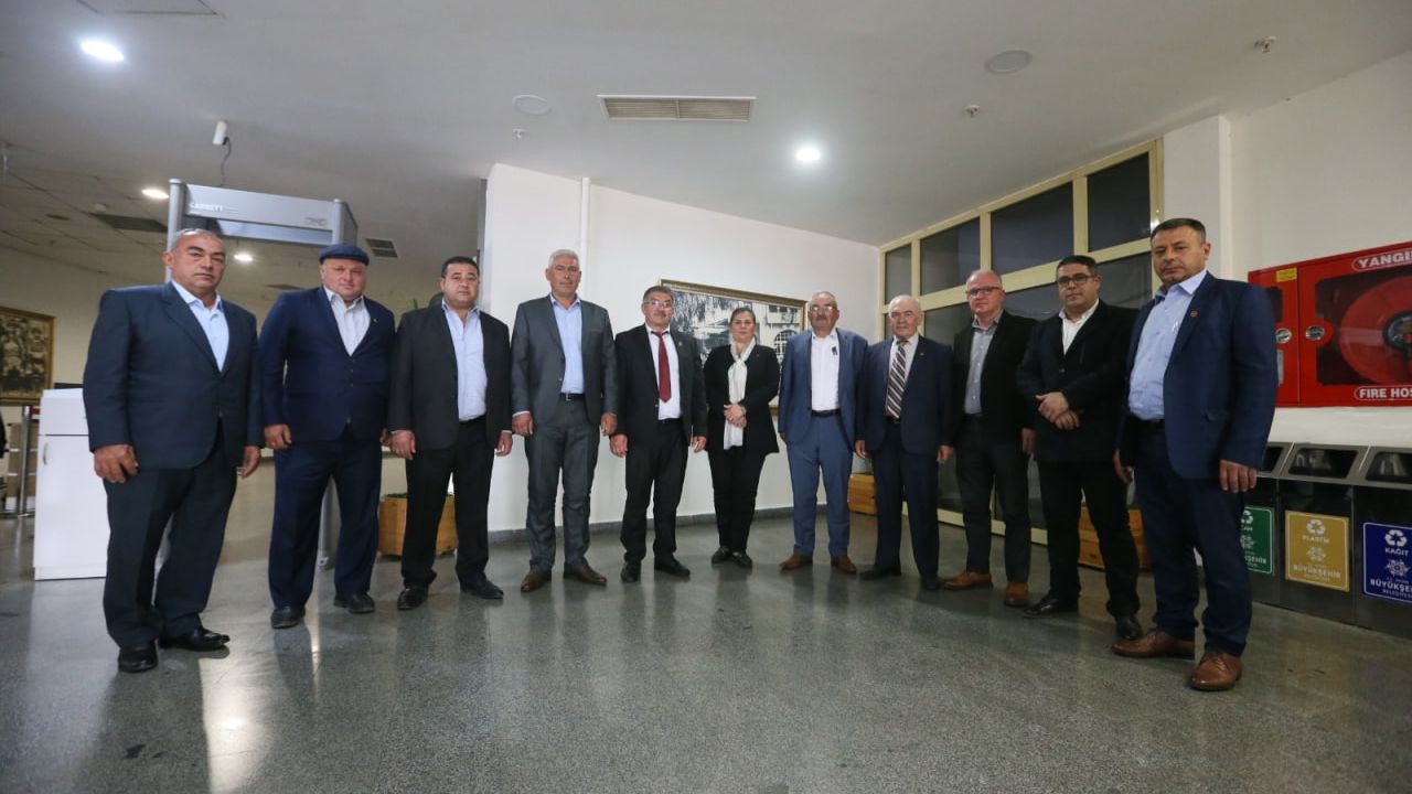 Buharkent Muhtarlar Derneği’nden Başkan Çerçioğlu’na nezaket ziyareti