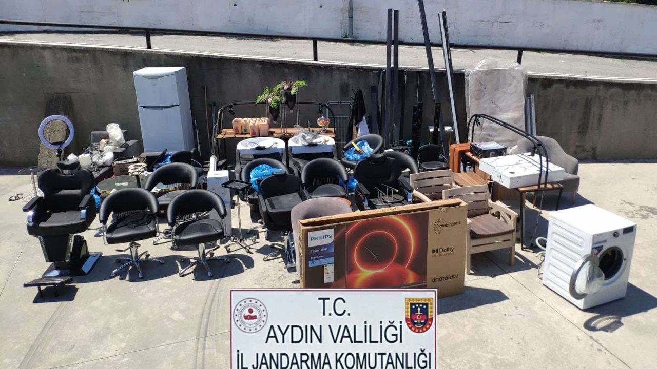 Kuaför hırsızları Aydın'da yakalandı!