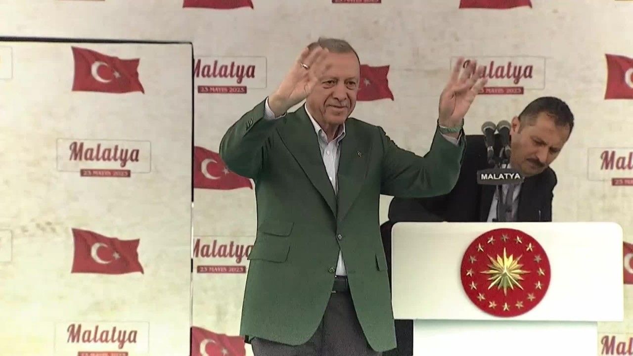 Erdoğan Malatya'da konuştu; "Şu anda alanda 50 bin kişi var"