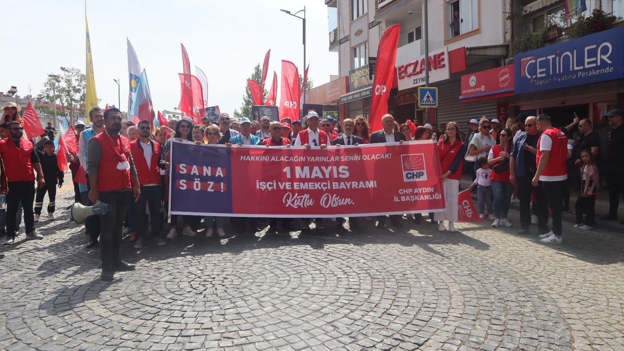 1 Mayıs Emek ve Dayanışma Günü Aydın'da coşkuyla kutlandı