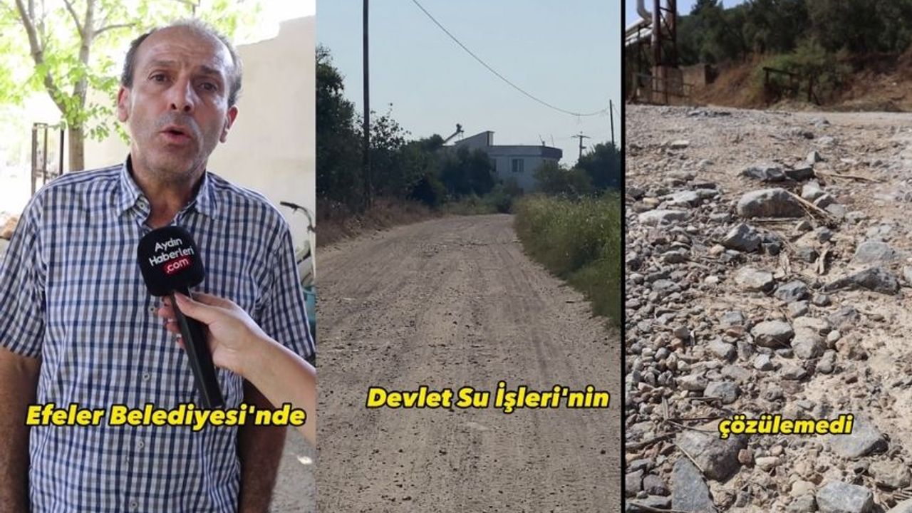 İmamköy'ün 15 yıldır 1 kilometrelik yol sorunu çözülemiyor