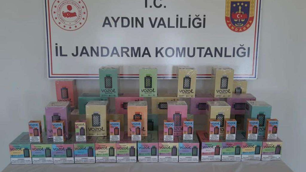 Aydın'da 407 adet kaçak elektronik sigara ele geçirildi