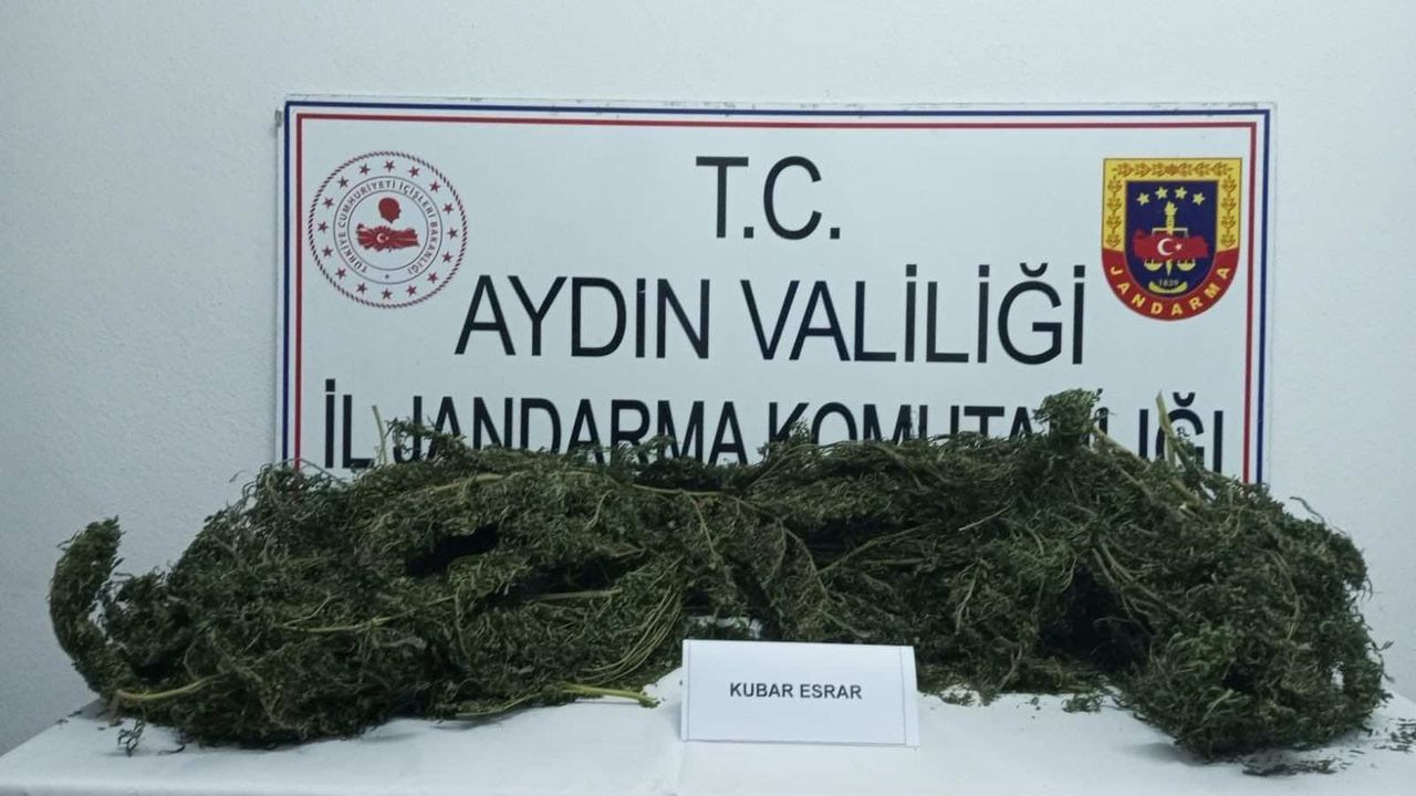 Aydın'da bir şahıs 10 kilogram uyuşturucuyla yakalandı