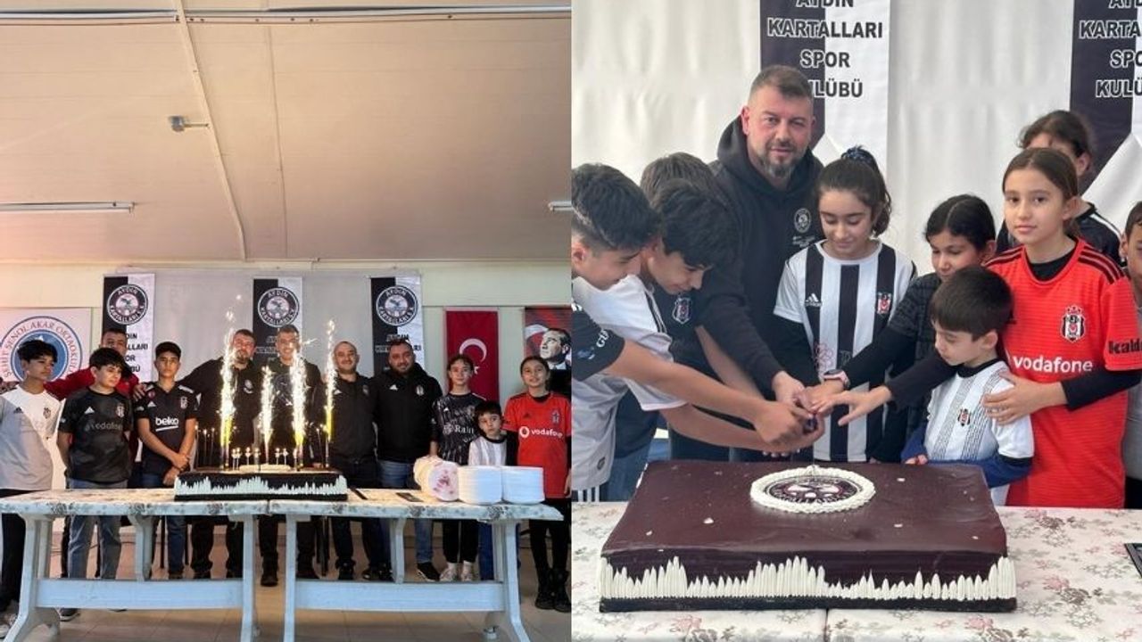 Aydın Kartalları Spor Kulübü kuruluşunun 8. yılını miniklerle kutladı