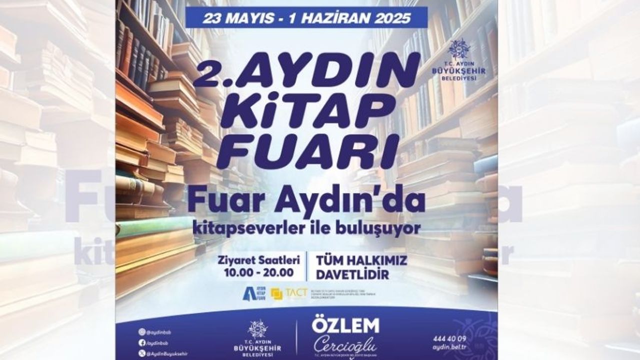 Başkan Çerçioğlu’ndan Aydın Kitap Fuarı’na davet