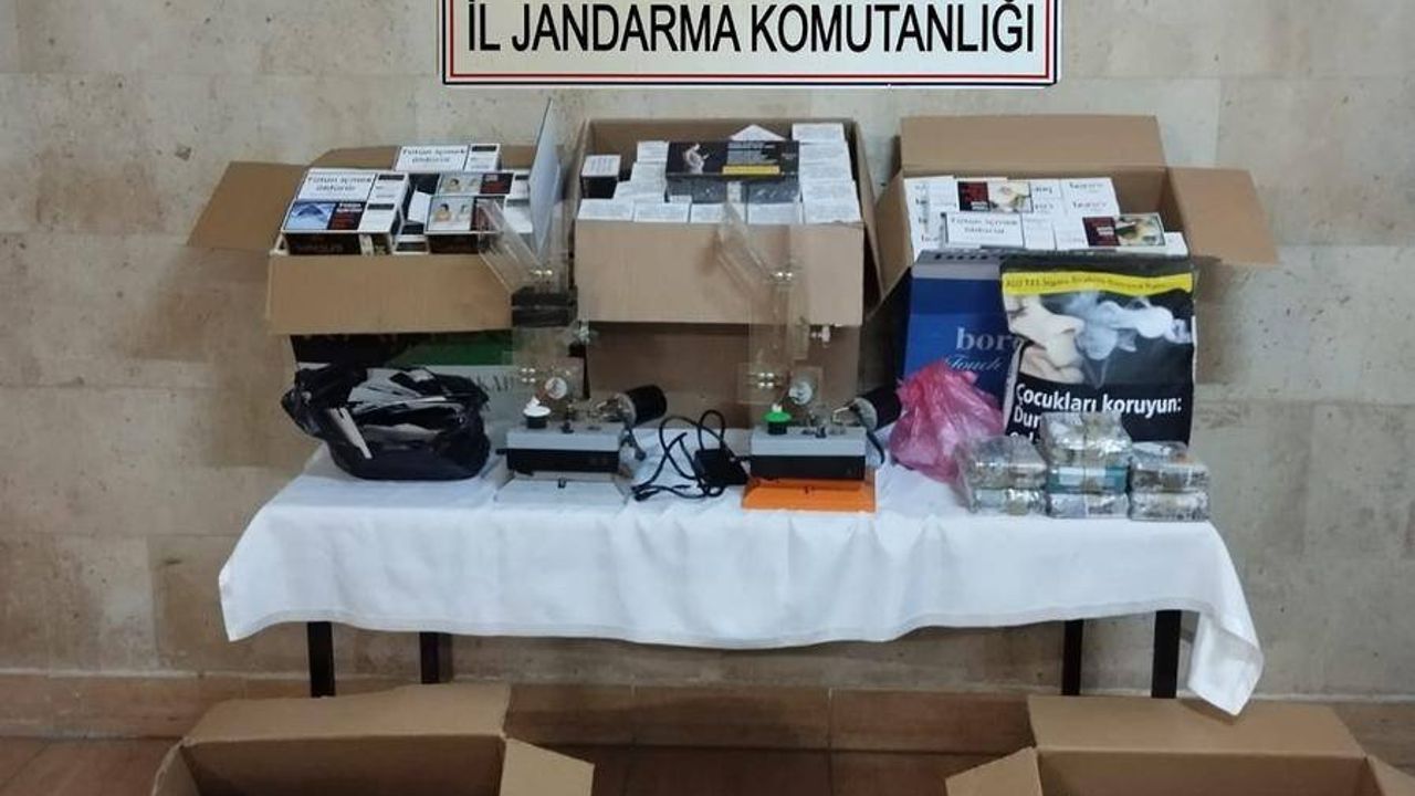 Germencik'te kaçak sigara operasyonu!