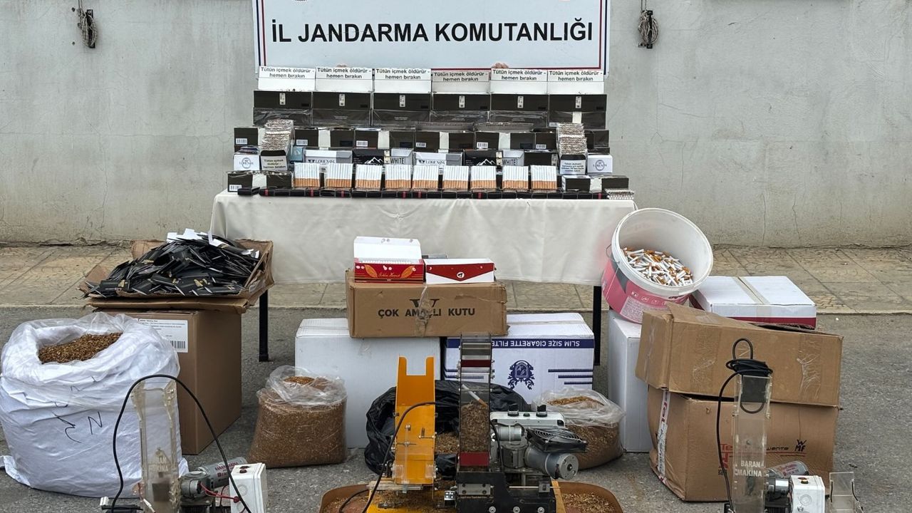 Aydın'da kaçak sigara operasyonu