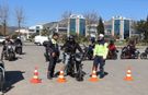 Aydın’da motosiklet sürücülerine güvenli sürüş eğitimi verildi