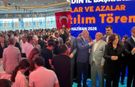 Aydın'ın 17 ilçesinde bin 10 muhtar ve aza AK Parti rozeti taktı