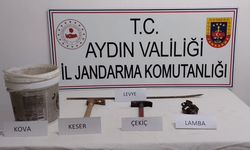 Aydın'da keserle antik kenti kazmak istediler! 4 kişi gözaltına alındı