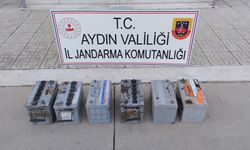 Aydın'da akü hırsızı yakalandı
