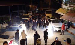 AK Partili Abak Nazilli'de meşaleler ile karşılandı