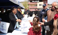 Başkan Çerçioğlu Yenipazar'da fide dağıtımı yaptı