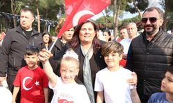 Başkan Çerçioğlu Aydın Tekstil Park’ta çocuklar buluştu
