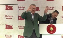 Erdoğan Malatya'da konuştu; "Şu anda alanda 50 bin kişi var"