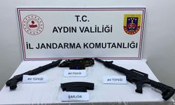 Aydın'da bir şahıs ruhsatsız 2 adet av tüfeği ile yakalandı