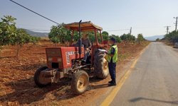 Efeler'de çalınan traktör alkollü sürücüyle birlikte yakalandı