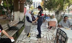 Aydın Jandarma'dan yaşlılara ziyaret