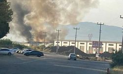 ASTİS'te bir fabrikada çıkan yangın korkuttu