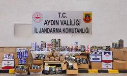 Aydın'da jandarma ekipleri 242 bin 260 tütün dolu makaron ele geçirdi