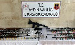 Germencik’te 10 ruhsatsız silah ele geçirildi