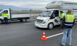 Aydın-Denizli Otoyolu'nda 102 araç denetlendi