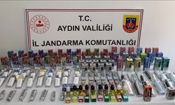 Kuşadası'nda elektronik sigara satan şahsa jandarma engeli