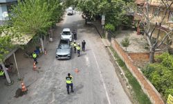 Köşk'te jandarmadan havadan trafik denetimi!
