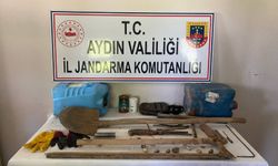 Karacasu'da kaçak kazı yapan 5 kişi yakalandı!