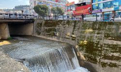 Tabakhane Deresi'nde sular yükseldi