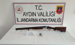 Karpuzlu’da ruhsatsız av tüfeği ele geçirildi