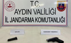 Aydın'da bir şahsın üzerinde kurusıkı tabanca ele geçirildi