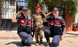 Jandarmadan küçük Ömer Halis’e anlamlı ziyaret