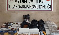 Sigara kaçakçıları Germencik'te jandarmadan kaçamadı!