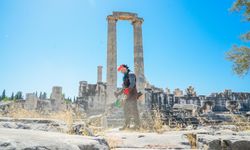 Apollon Tapınağı gece ziyaretleri için hazırlanıyor
