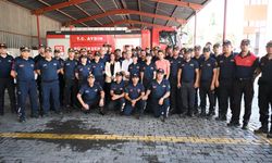 Başkan Çerçioğlu'ndan ateş savaşçılarına ziyaret