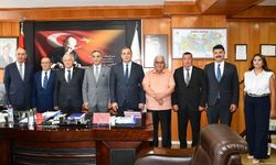 Aydın Ticaret Borsası’ndan Ayhan Temiz’e hayırlı olsun ziyareti