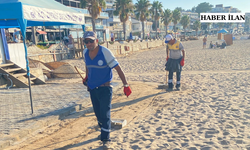 Didim sahillerinde temizlik çalışmaları aralıksız sürüyor