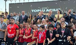 Aydın'da 23 spor tesisinin açılışı Bakan Aşkın Bak'ın katılımıyla gerçekleştirildi