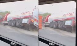 Efeler'de minibüs ve akaryakıt tankeri çarpıştı: 3 kişi yaralandı!