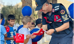 Aydın İl Jandarma Komutanlığı, Dereağzı ilkokulu öğrencilerini ziyaret etti